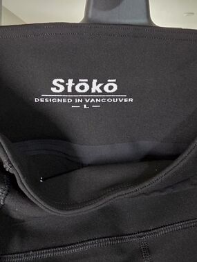 Stoko Black High-Waist Supportive Leggings